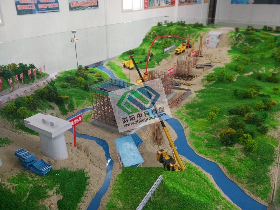 橋梁隧道施工實訓室模型